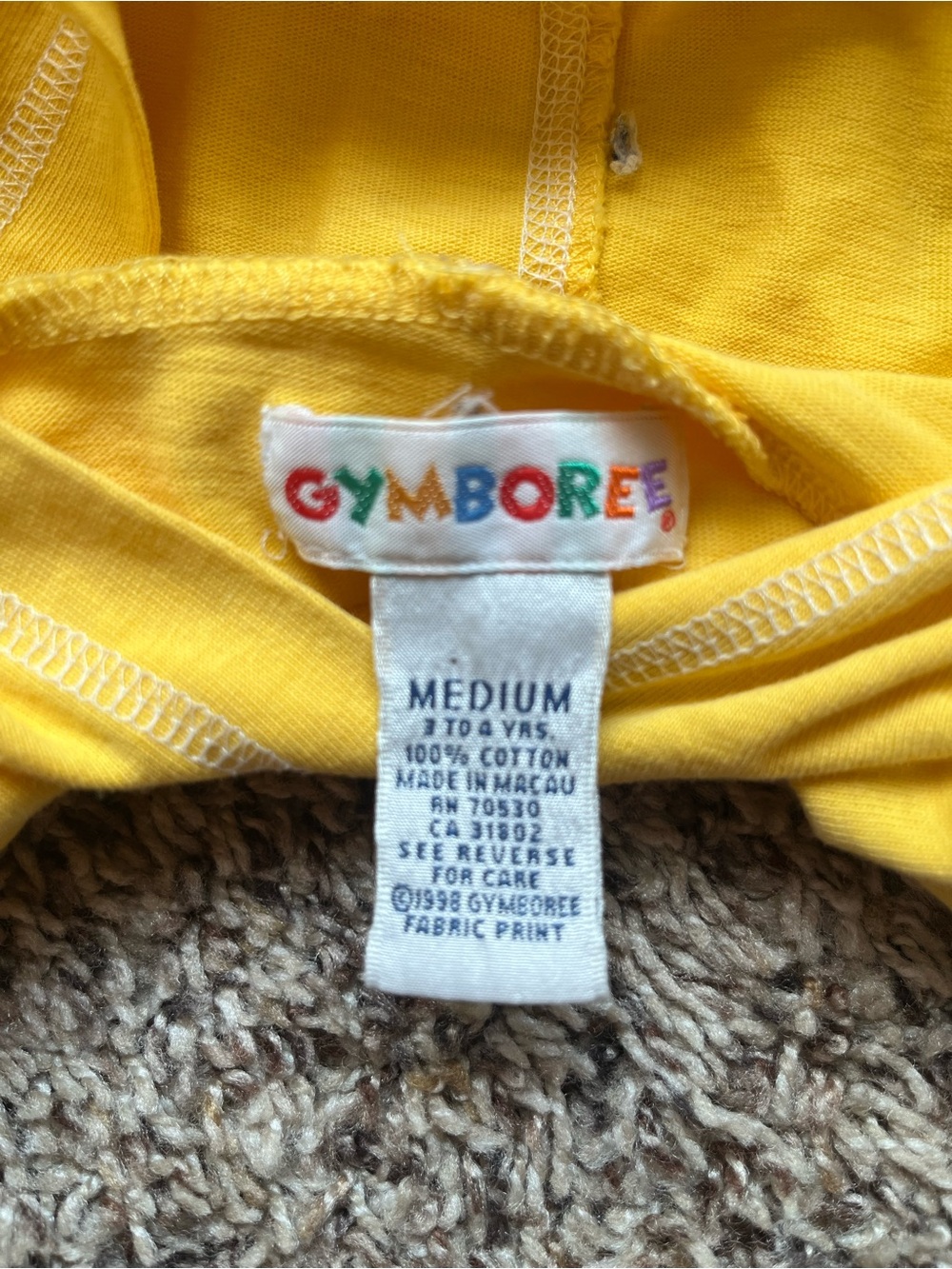 Gymboree Rainbow Tag Flower Tank w/ Hood - spring, cottagecore, girlhood core - Picture 4 of 6